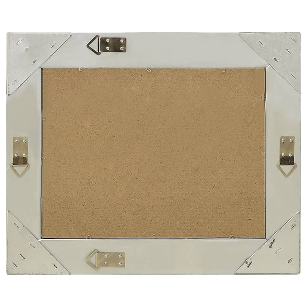 Sienas spogulis, sudraba, 60x40cm, baroka stils