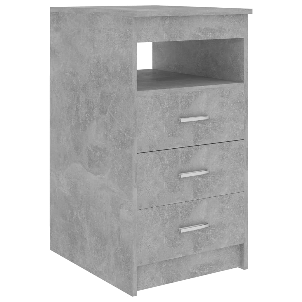 Desk, concrete grey, 140x50x76cm, engineered wood