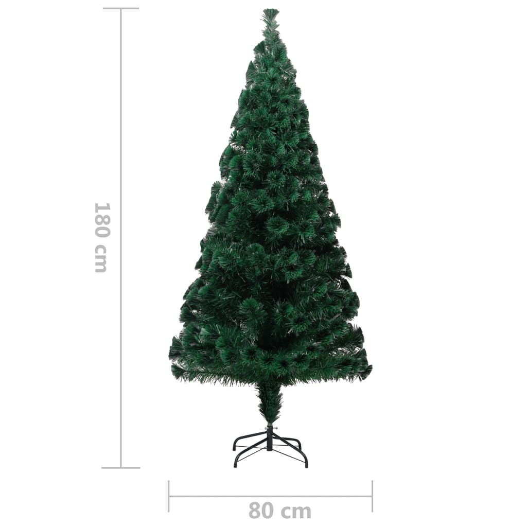 Dirbtinė Kalėdų eglutė BLOOM POLAR, su stovu, žalia, 180cm., optinis pluoštas