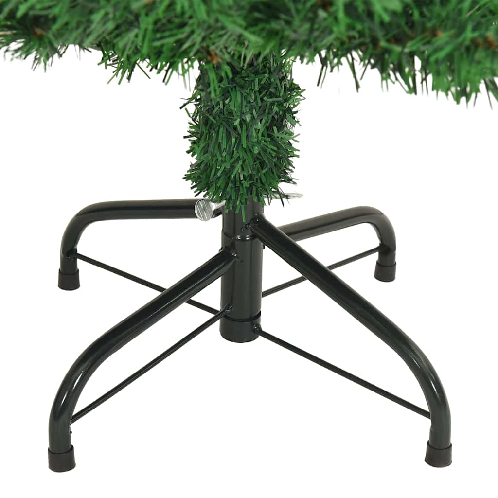 Mākslīgā Ziemassvētku eglīte ar bieziem zariem, zaļa, 150cm, PVC