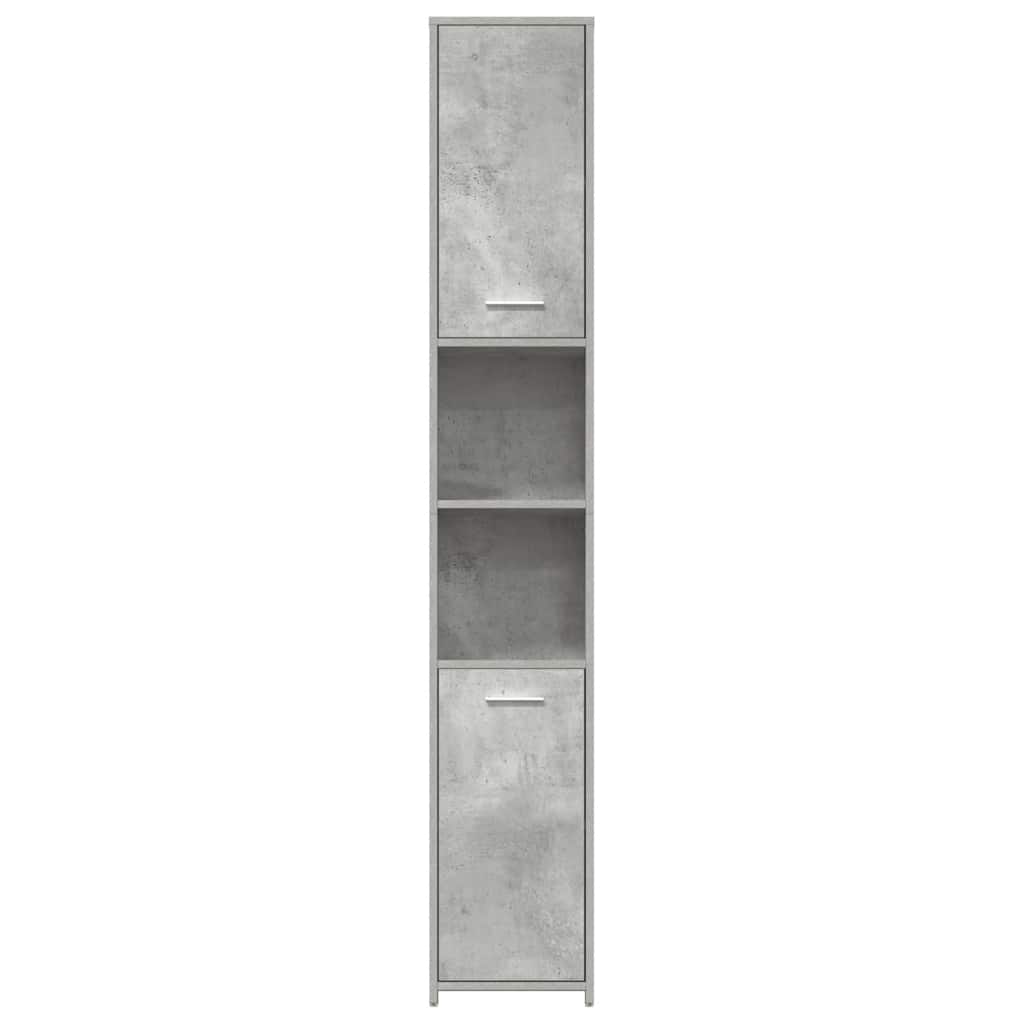 Vonios kambario spintelė, betono, 30x30x183,5cm, mediena