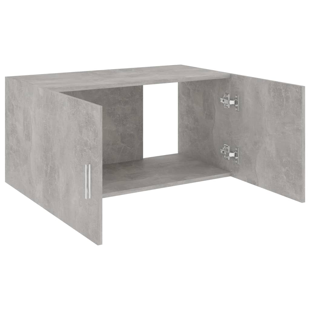 Prie sienos montuojama spintelė, betono, 80x39x40cm, mediena
