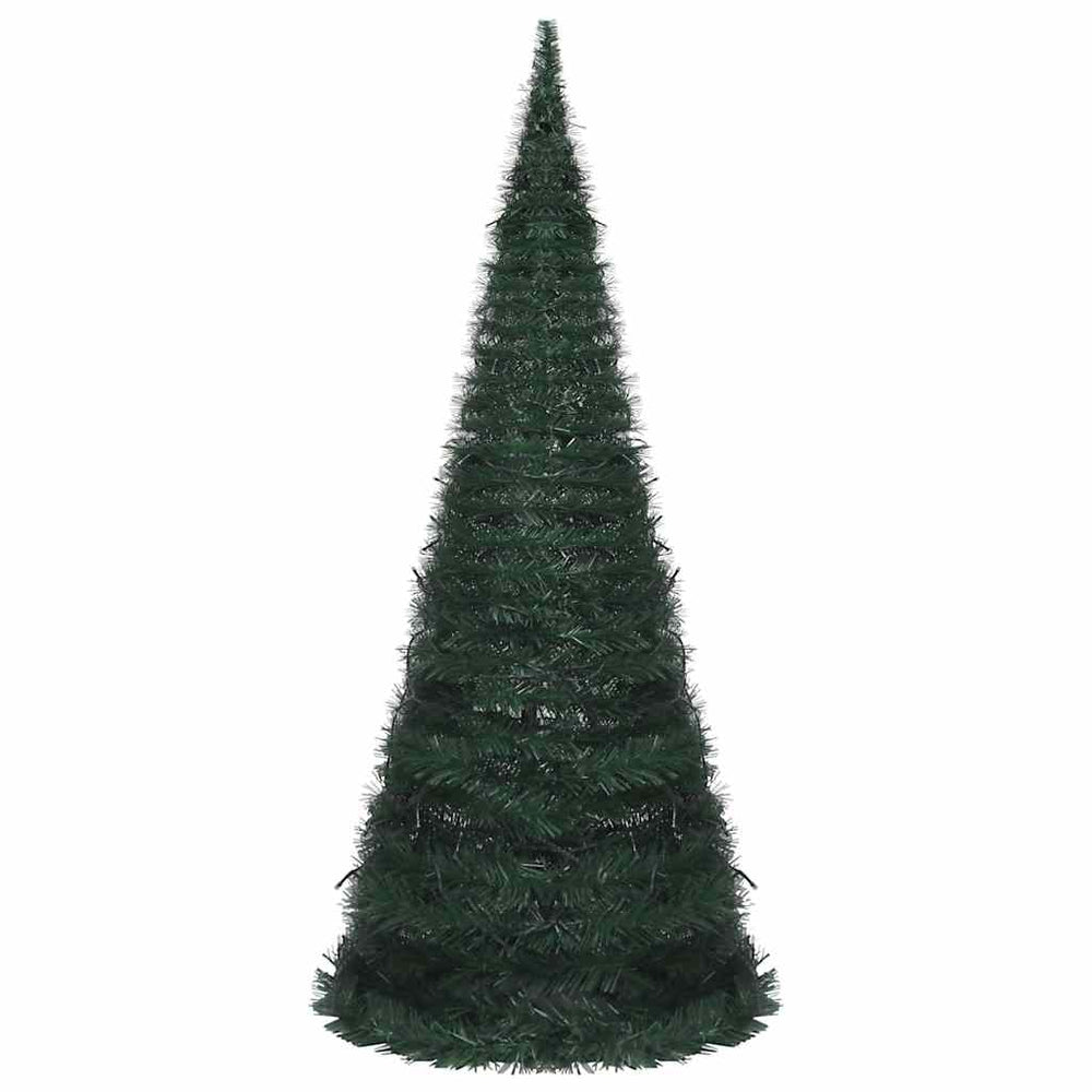 Išskleidžiama apšviesta dirbtinė Kalėdų eglutė, SHINE PINE, žalia, 210cm.