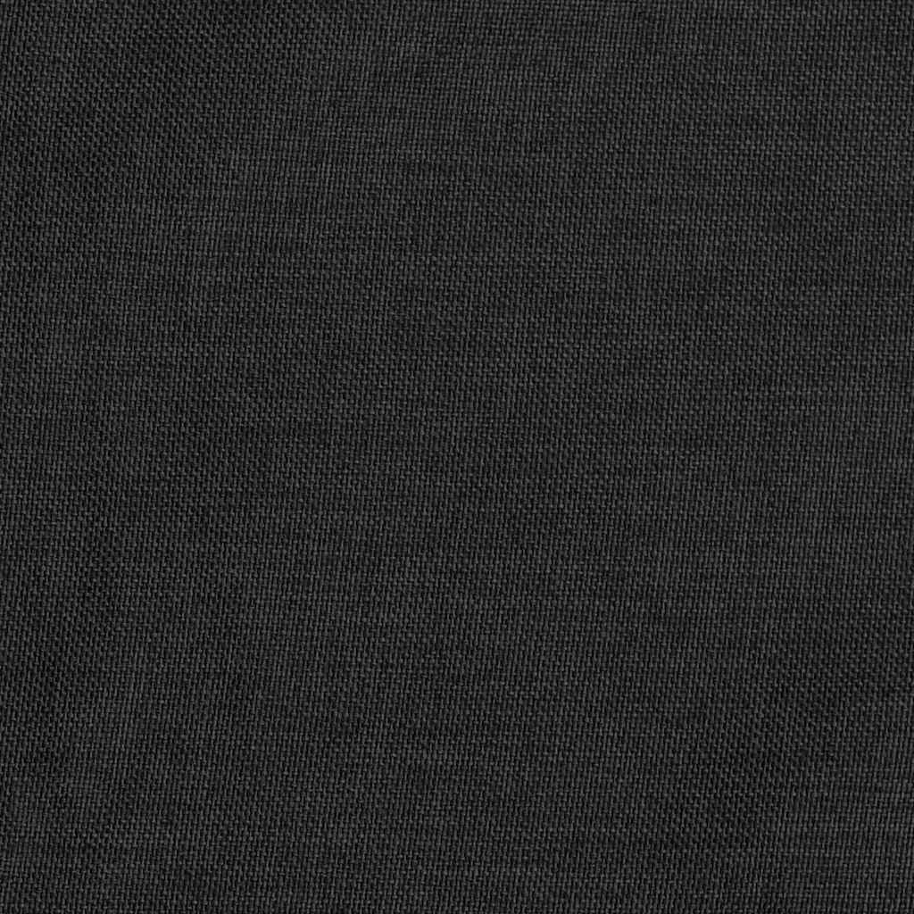 Naktinės užuolaidos su kabliukais, 2vnt., antracito, 140x225cm