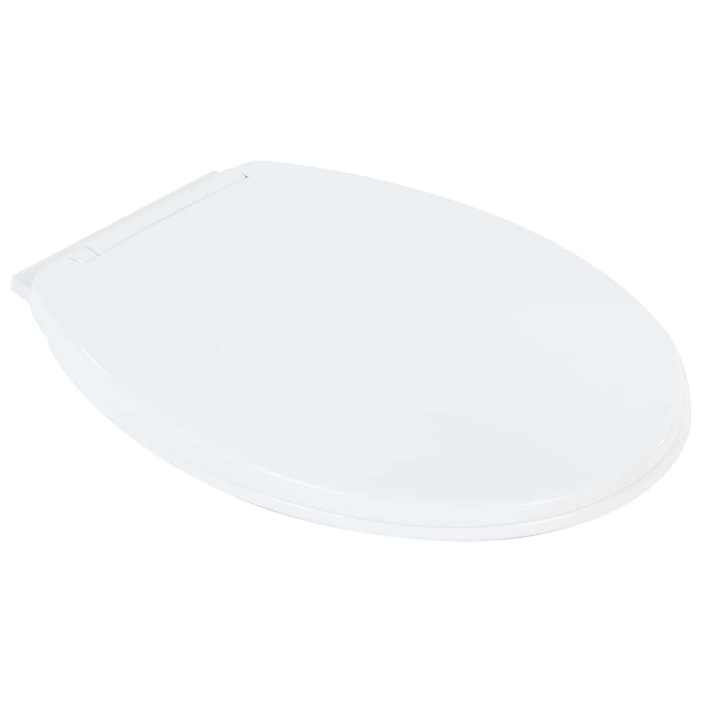 Rimless toilet, 7 cm extra height, soft close, white ceramic