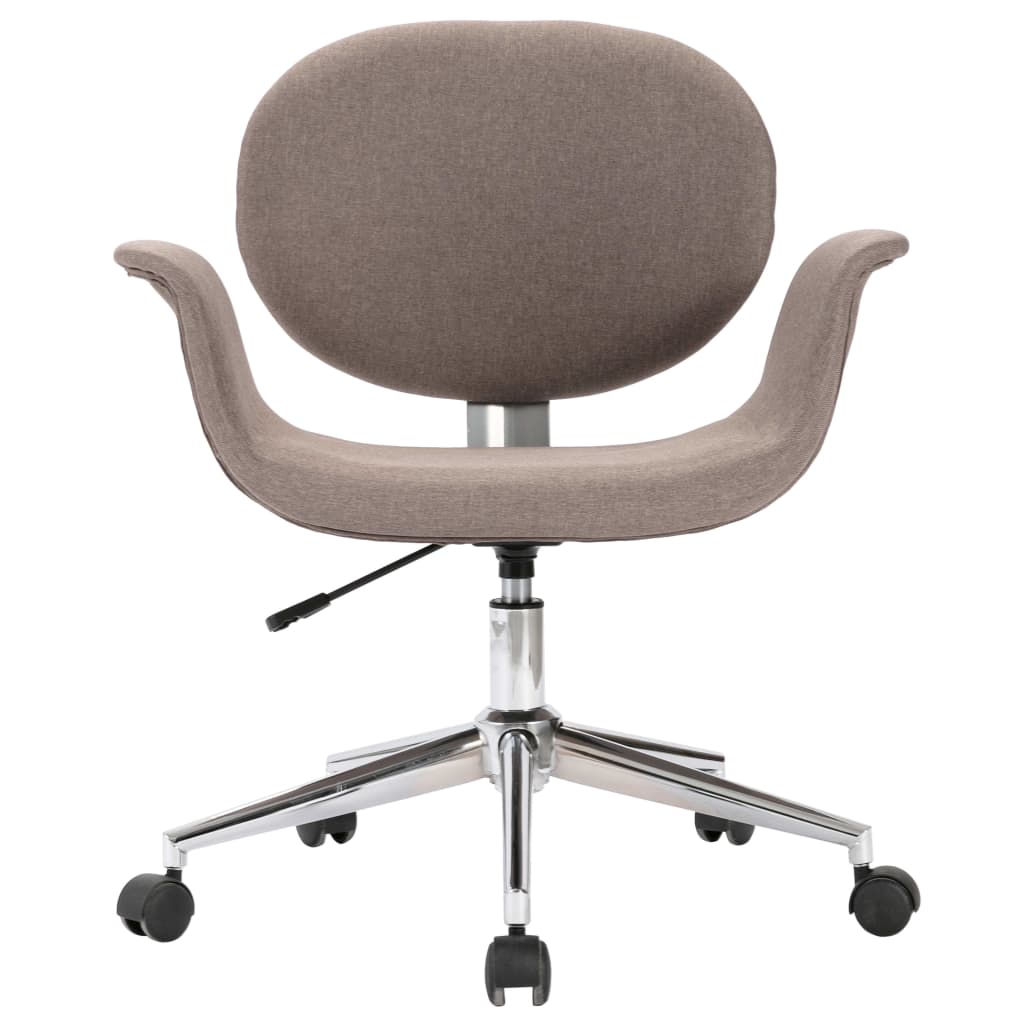 Swivel office chair, taupe, fabric (287396)