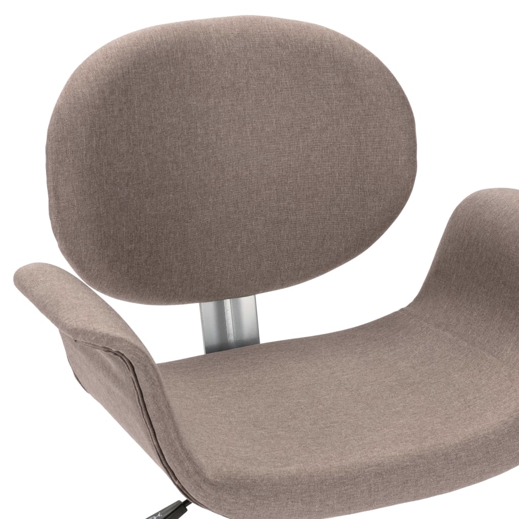 Swivel office chair, taupe, fabric (287396)