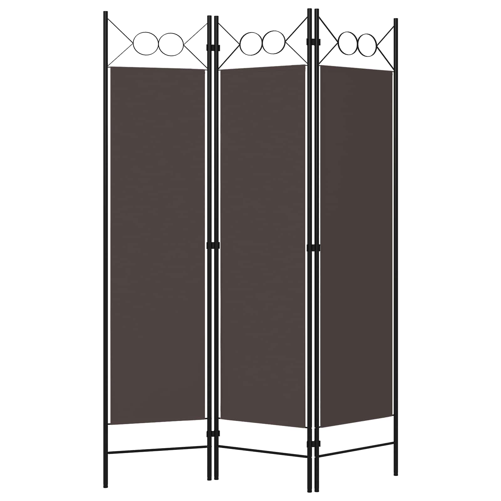 Room divider, 3-panel, brown, 120x180cm