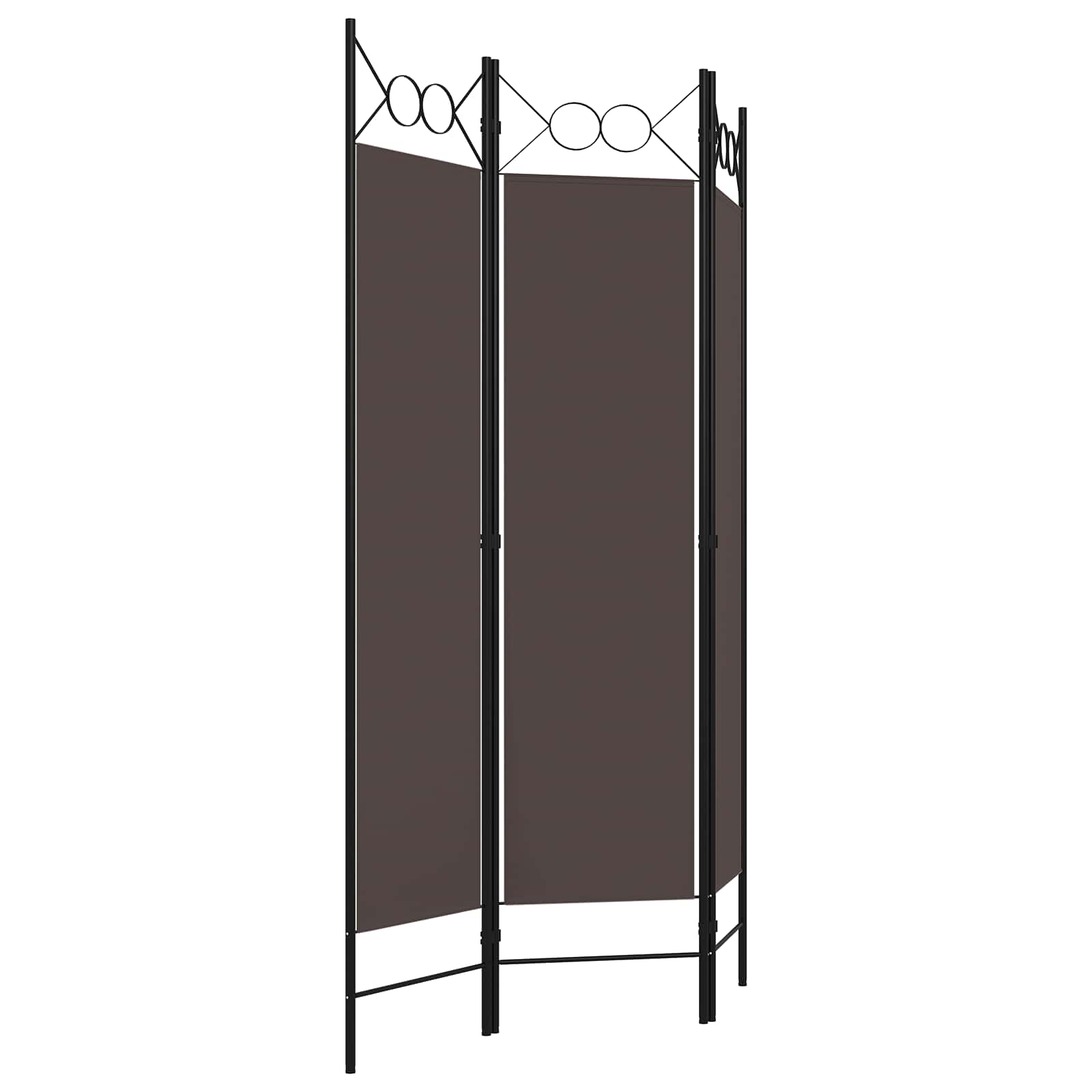 Room divider, 3-panel, brown, 120x180cm