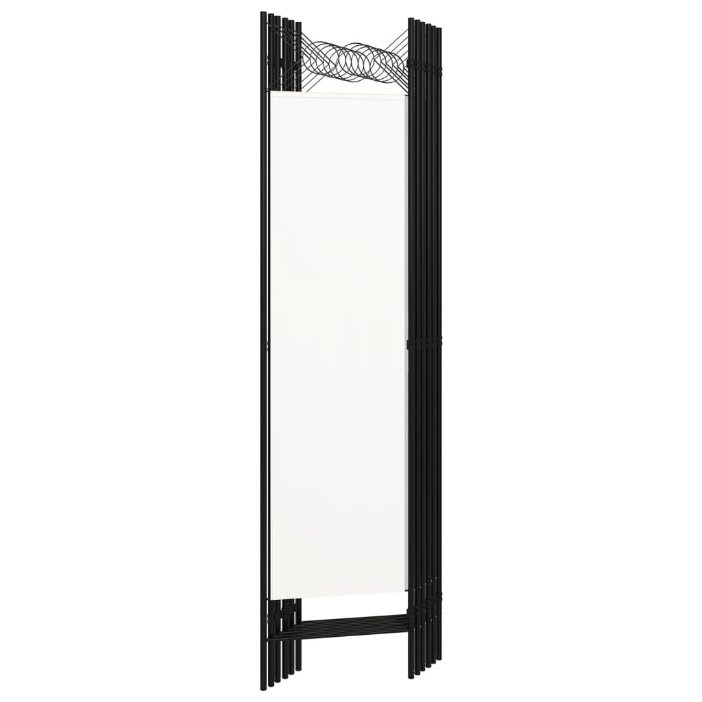 Room divider, 6-panel, white, 240x180cm