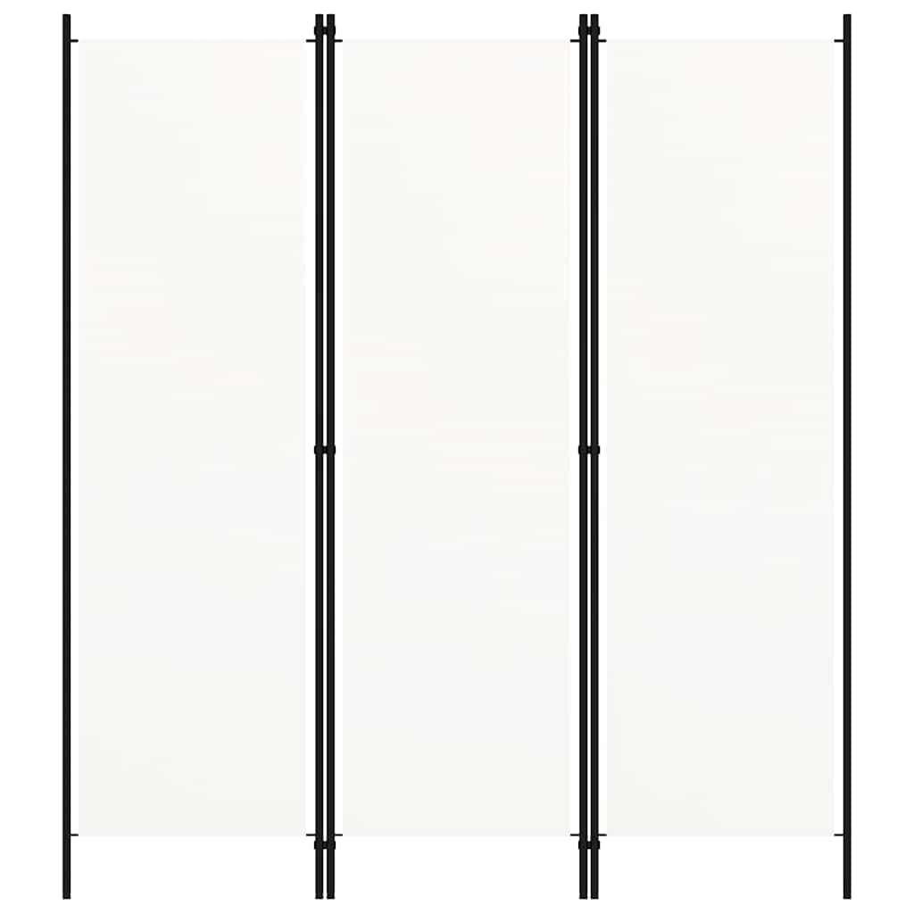 Room divider, 3-panel, white, 150x180cm