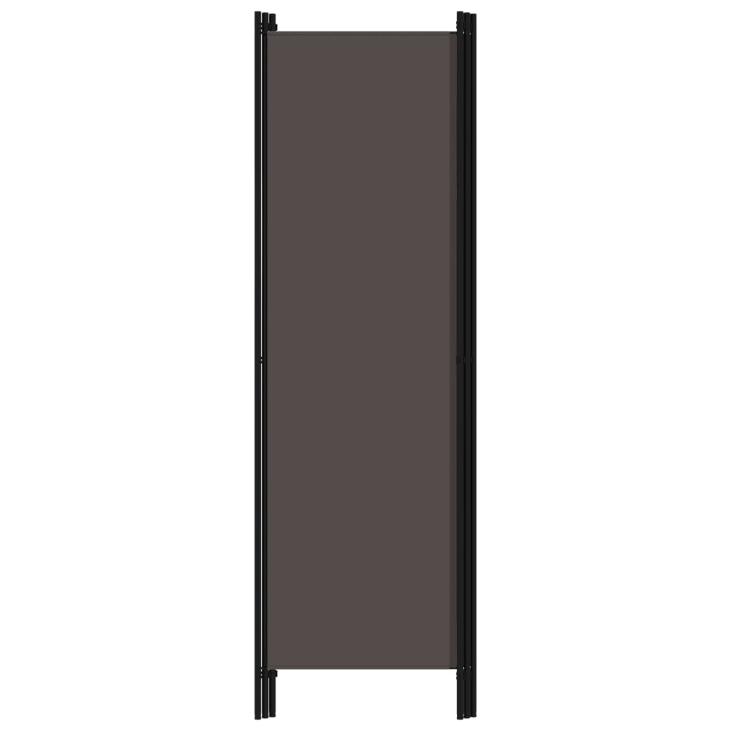 Room Divider, 3-Panel, Anthracite, 150x180cm