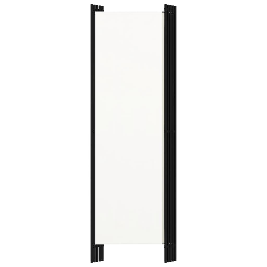 Telpu nodalītājs, 5 daļas, balts, 250x180cm
