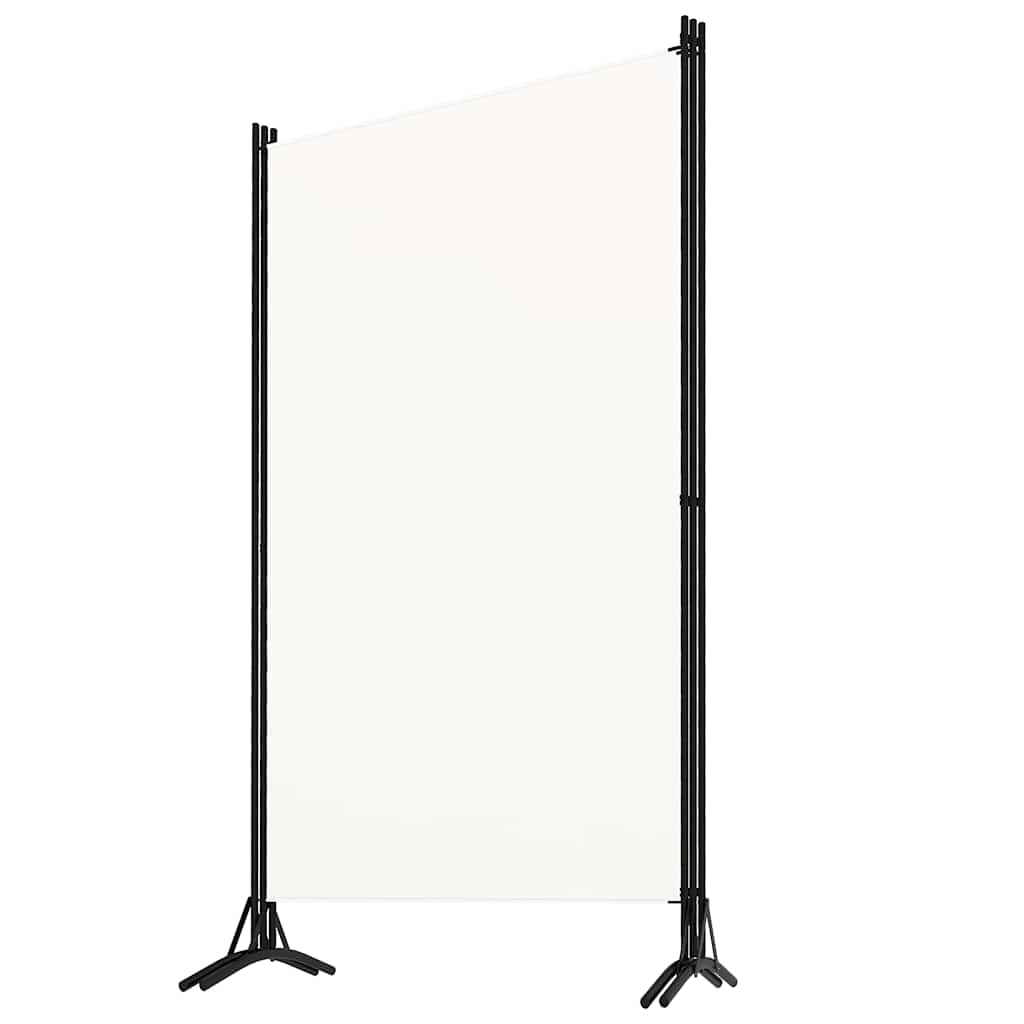 Kambario pertvara, 3 dalių, baltos spalvos, 260x180cm, audinys