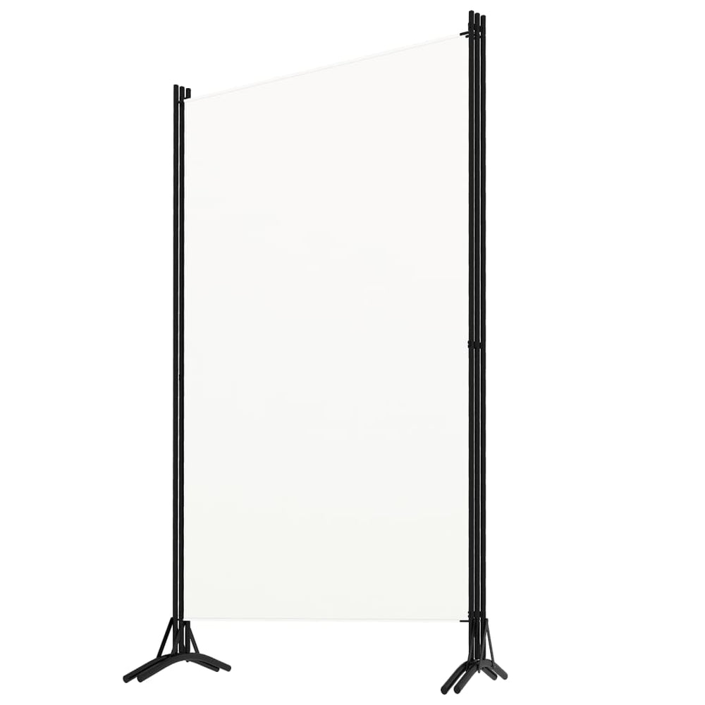 Kambario pertvara, 3 dalių, baltos spalvos, 260x180cm, audinys