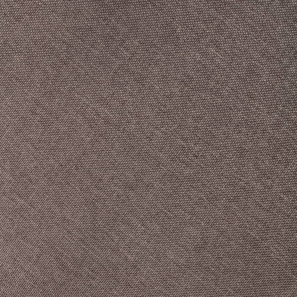 Swivel dining chairs, 4 pcs, taupe fabric