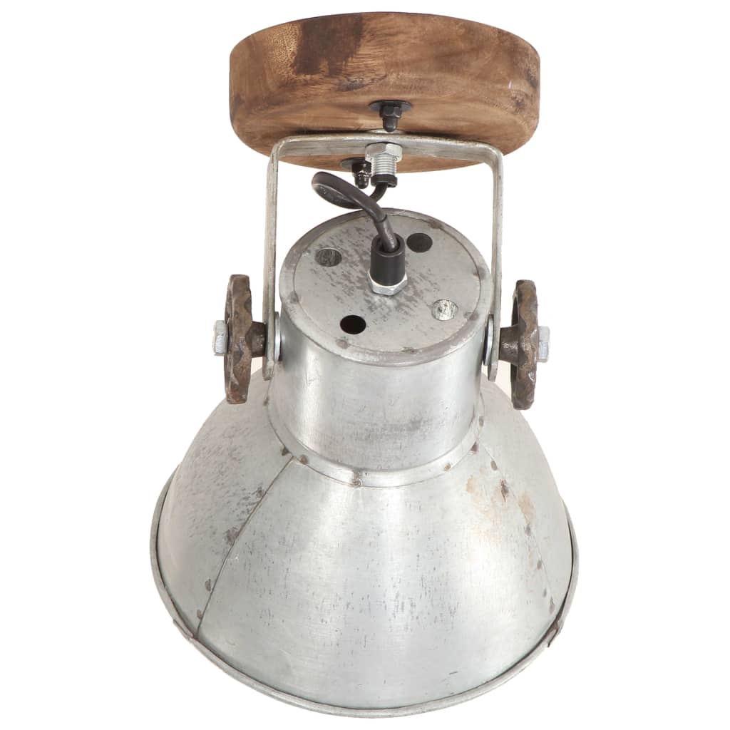 Sieniniai/lubiniai šviestuvai, 2vnt., sidabriniai, 20x25cm, E27