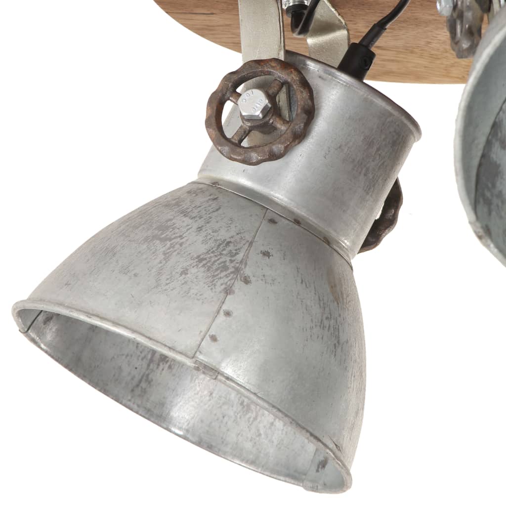 Griestu lampa, sudraba, 42x27cm, 25W, E27
