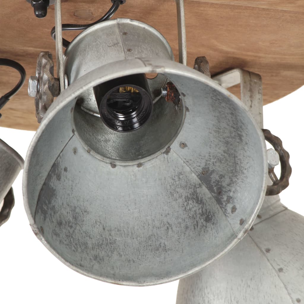 Griestu lampa, sudraba, 42x27cm, 25W, E27