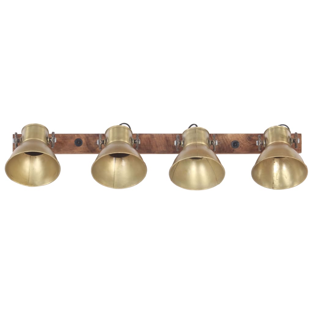 Wall lamp, brass finish, 90x25cm, E27