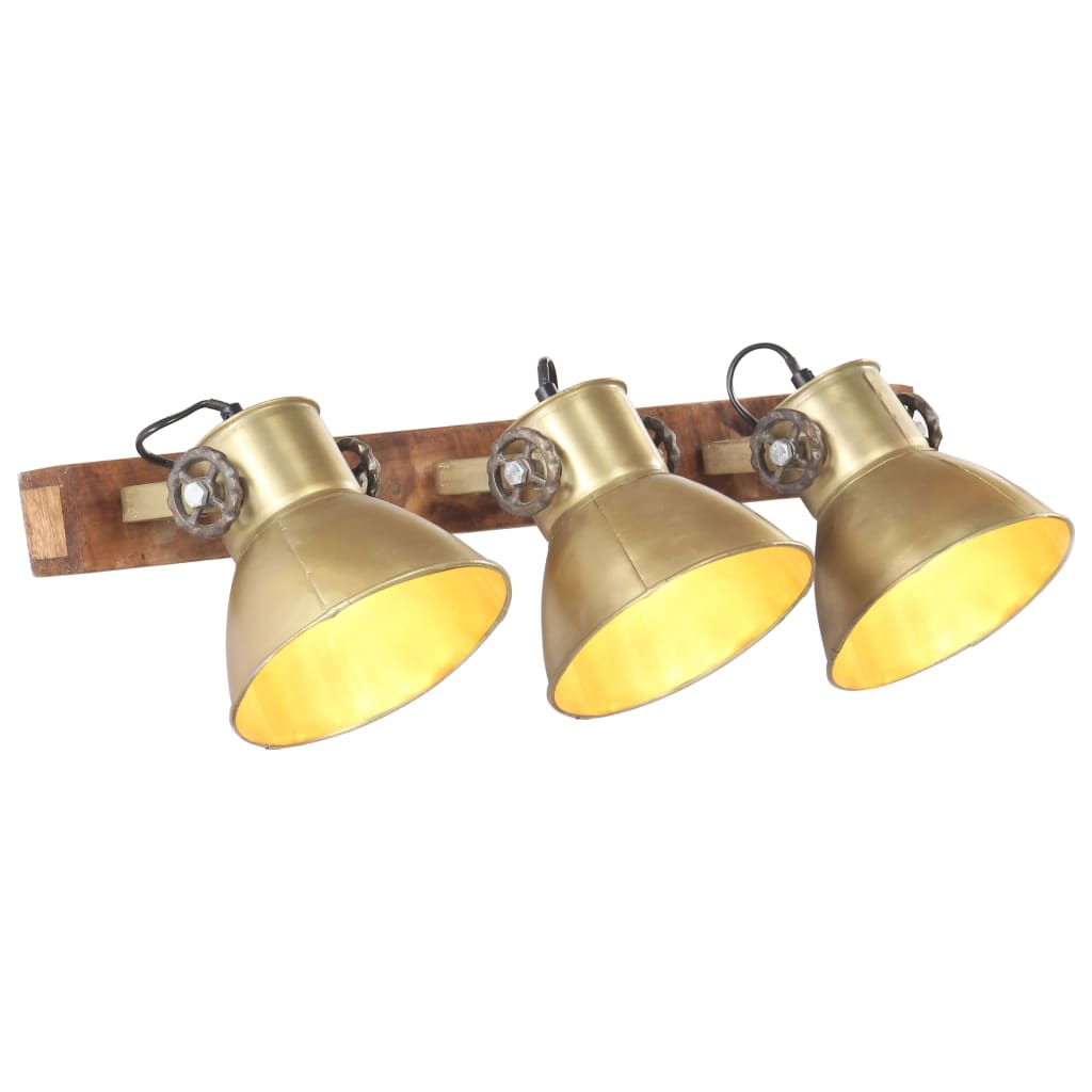 Sienas lampa, misiņa krāsā, 65x25cm, E27