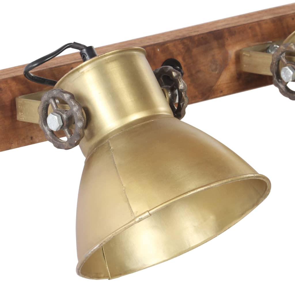 Sienas lampa, misiņa krāsā, 65x25cm, E27