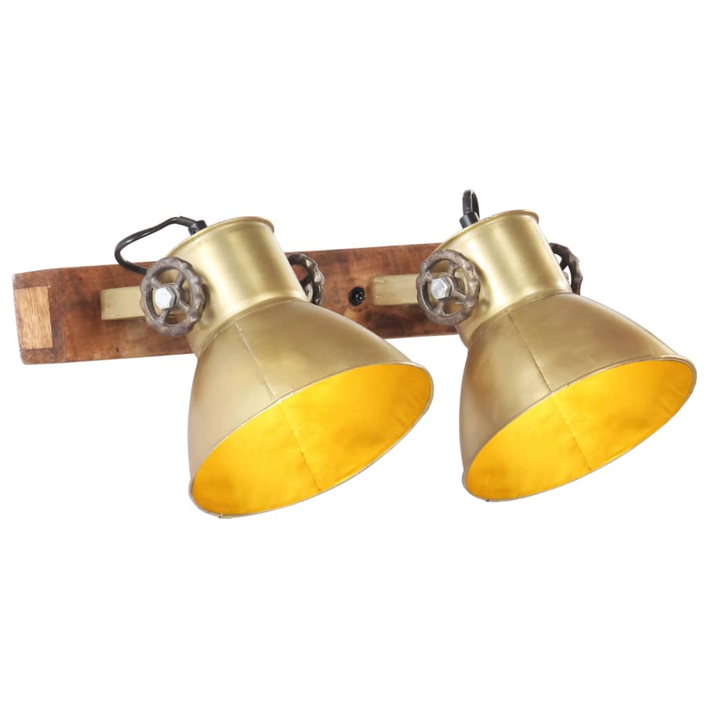 Sienas lampa, misiņa krāsā, 45x25cm, E27