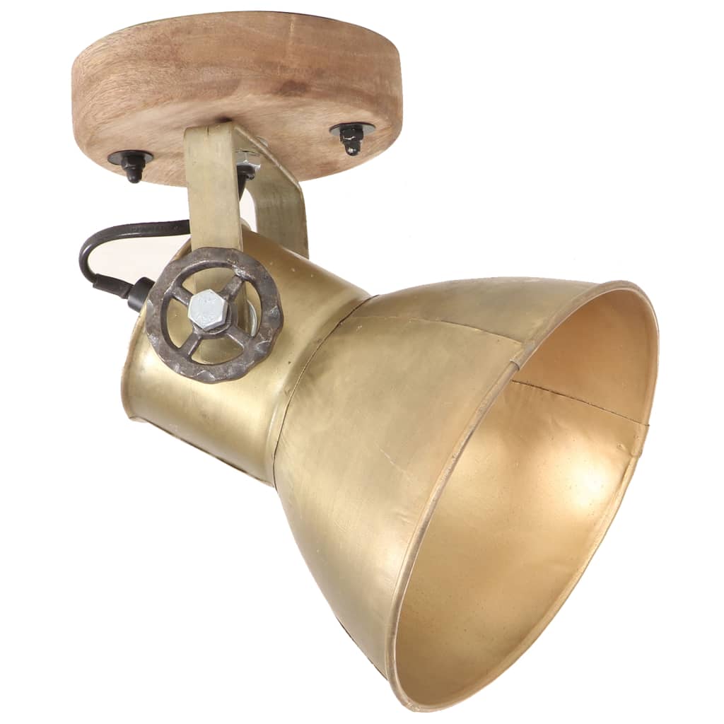 Wall/ceiling lights, 2 pcs, brass, 20x25cm, E27