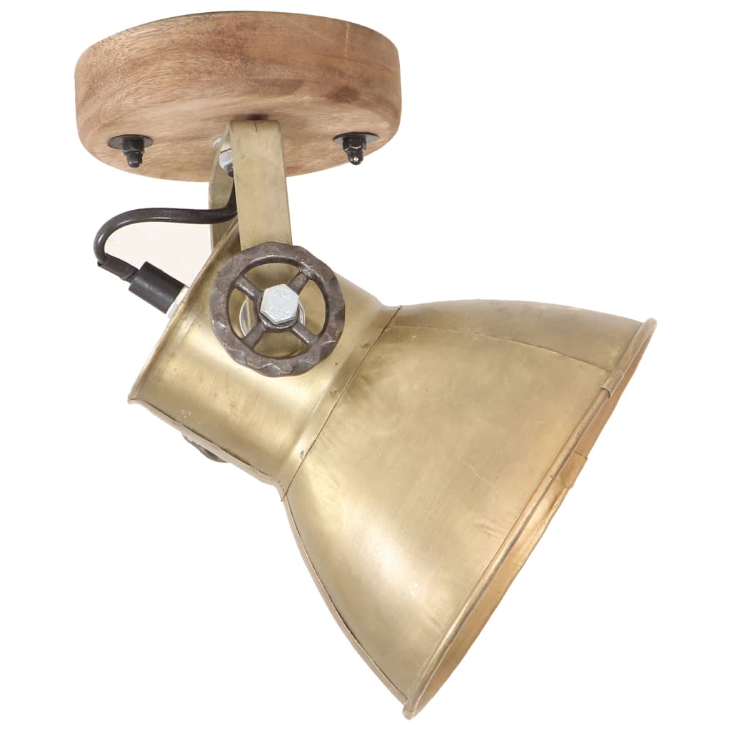 Wall/ceiling lights, 2 pcs, brass, 20x25cm, E27