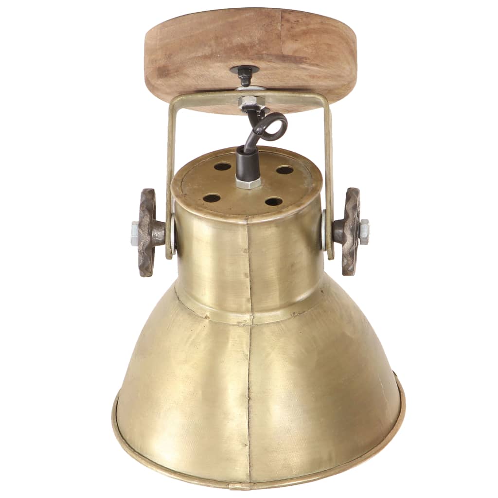 Wall/ceiling lights, 2 pcs, brass, 20x25cm, E27