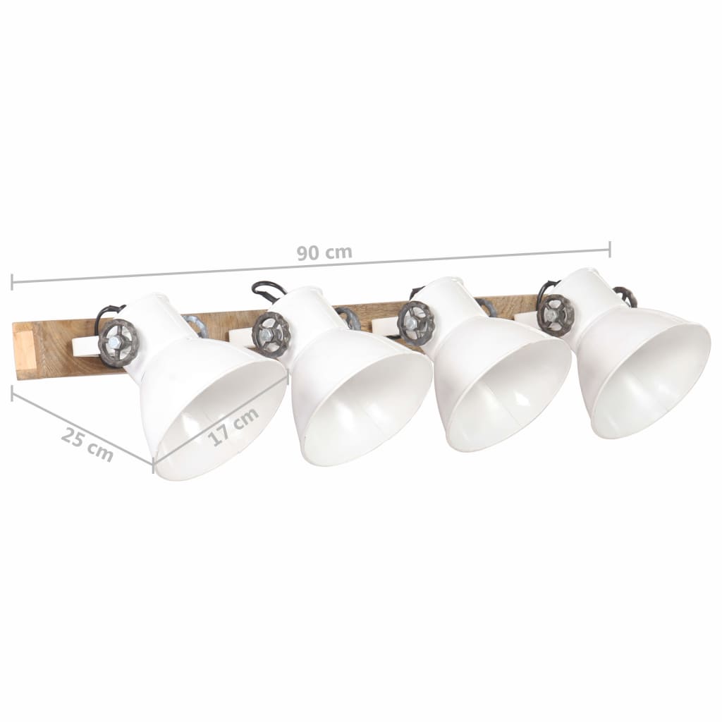 Wall light, white, 90x25cm, E27