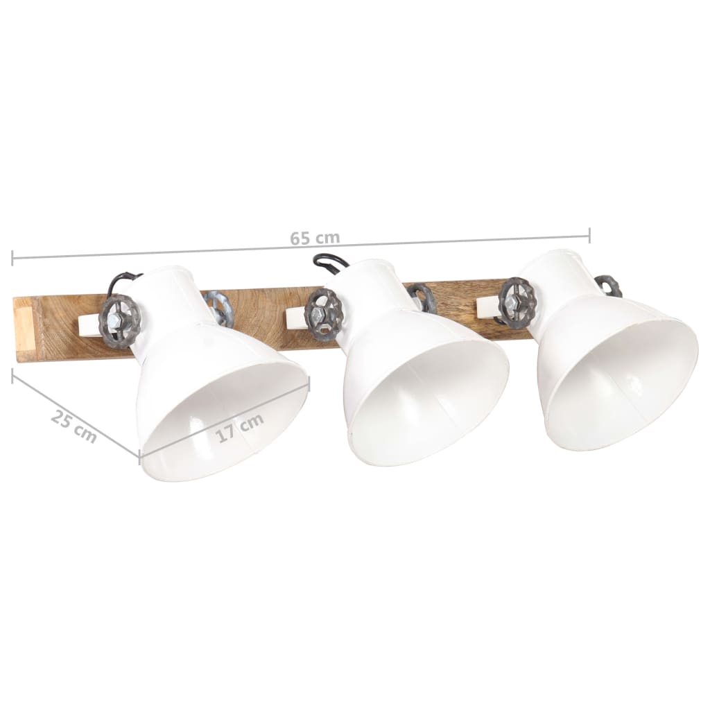 Wall light, white, 65x25cm, E27