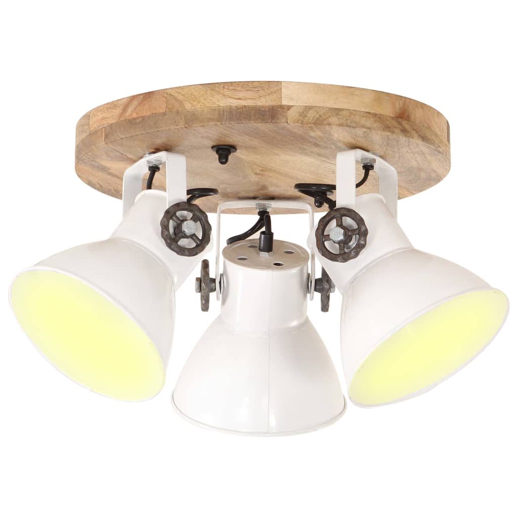 Ceiling light, white, 42x27cm, 25W, E27, industrial