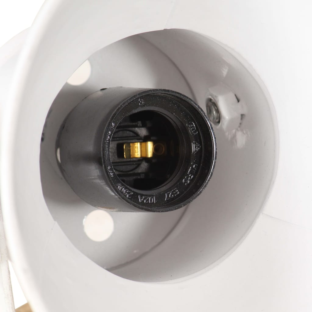 Ceiling light, white, 42x27cm, 25W, E27, industrial