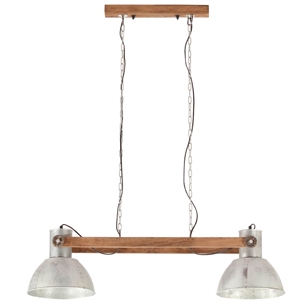 Pakabinamas šviestuvas, sidabrinis, 109cm, 25W, E27
