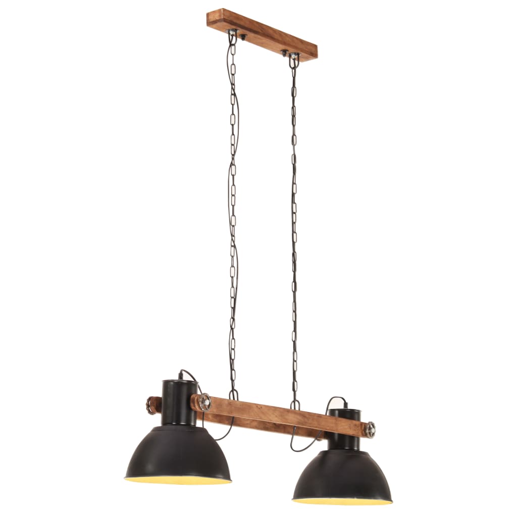 Piekaramā lampa, pilnīgi melna, 109cm, 25W, E27