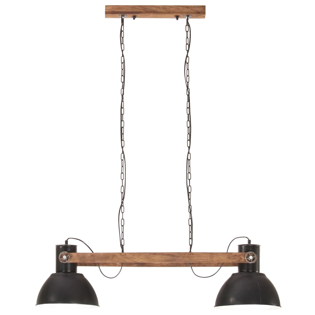 Piekaramā lampa, pilnīgi melna, 109cm, 25W, E27