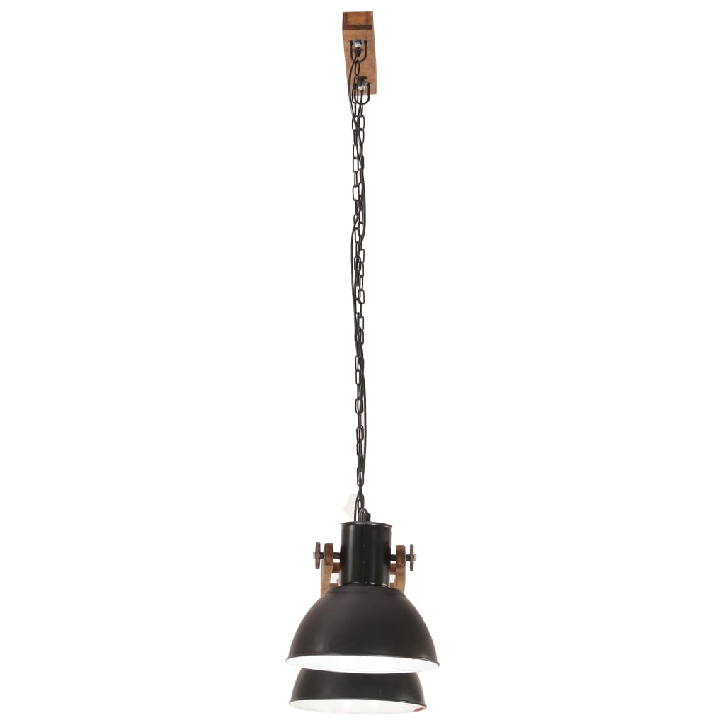 Piekaramā lampa, pilnīgi melna, 109cm, 25W, E27
