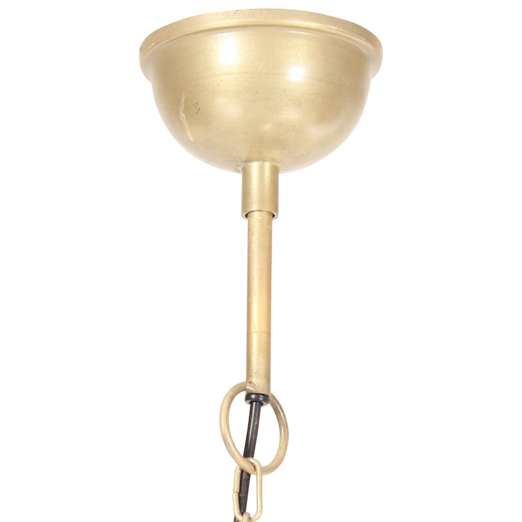 Pendant lamp, brass, 40cm, 25W, round, E27