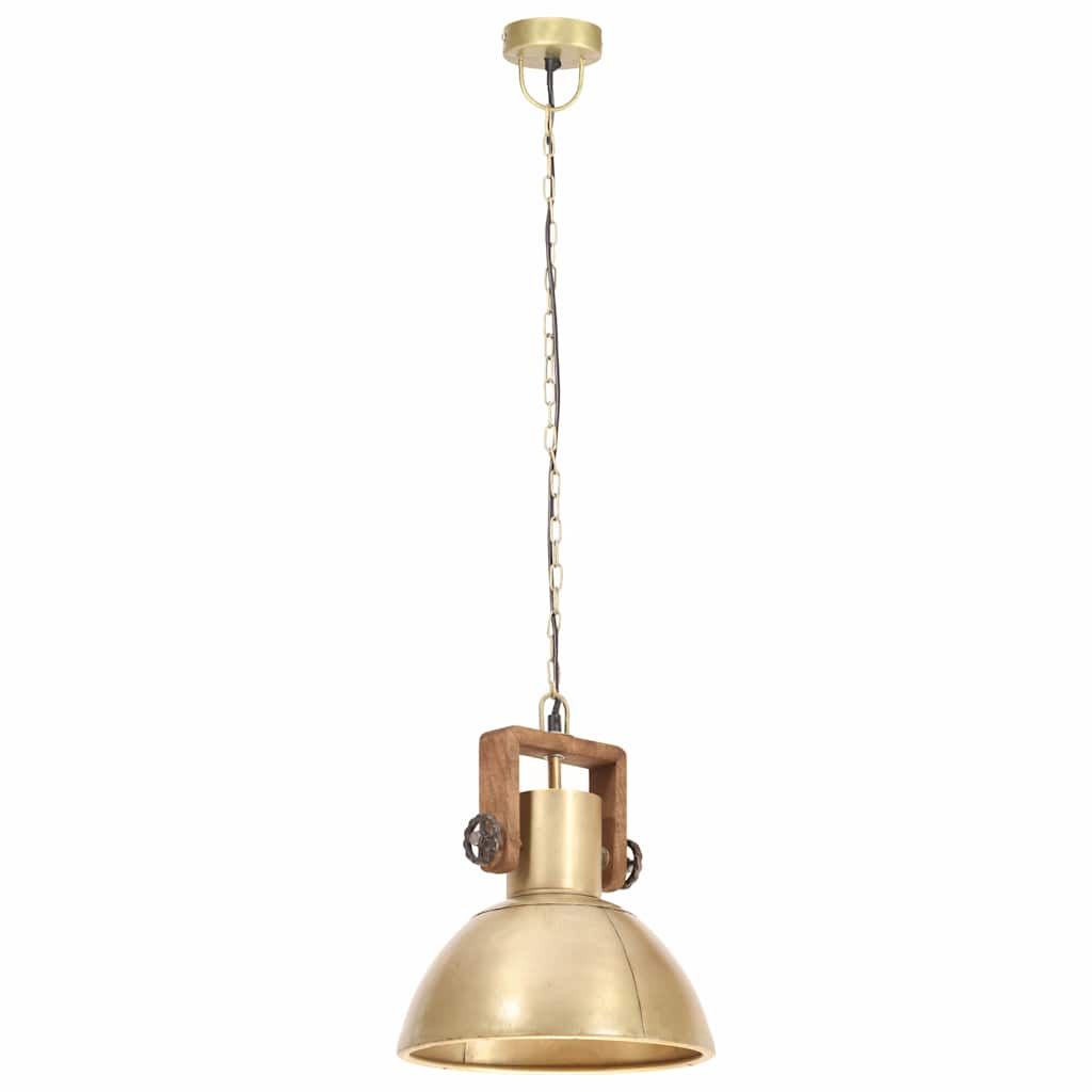 Pakabinamas šviestuvas, žalvario, 30cm, 25W, apskritas, E27