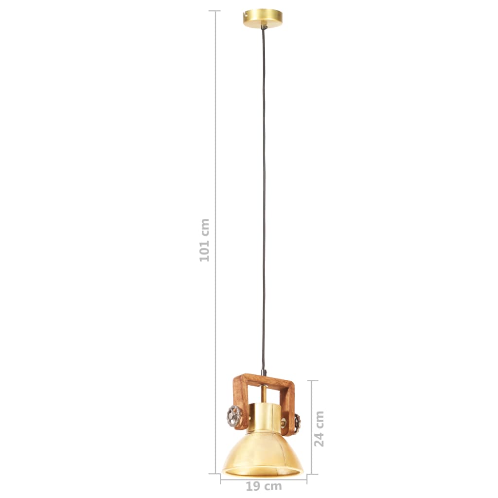 Piekaramā lampa, misiņa, 19cm, 25W, apaļa, E27