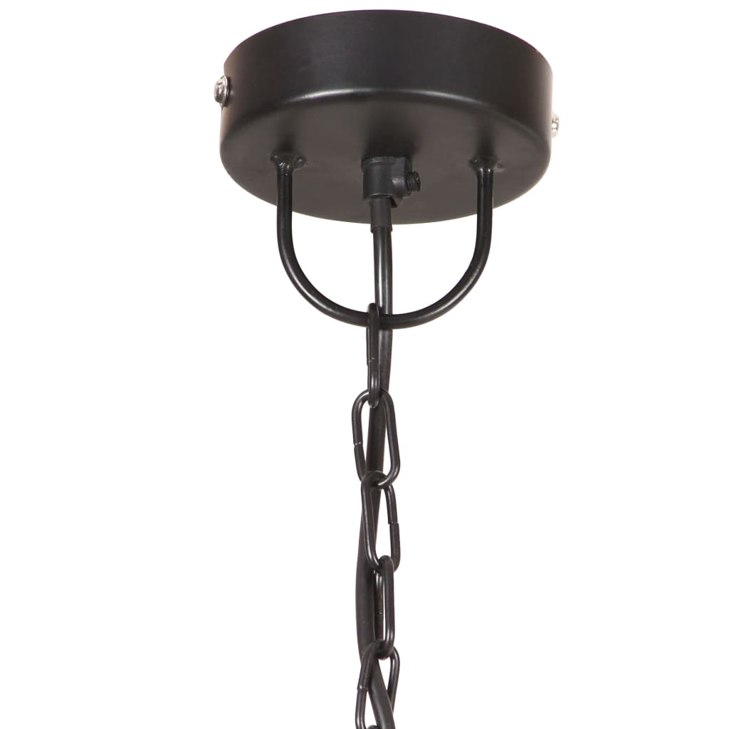 Piekaramais gaismeklis, melns, 30cm, 25W, apaļš, E27