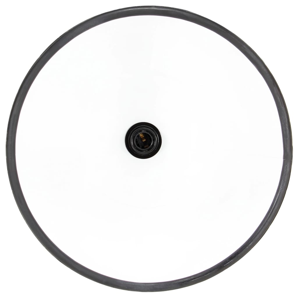 Piekaramais gaismeklis, melns, 30cm, 25W, apaļš, E27