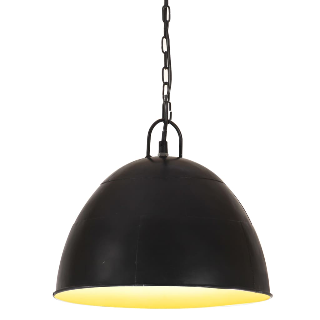 Piekaramais gaismeklis, melns, 31 cm, 25 W, apaļš, E27