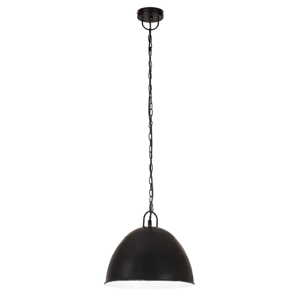 Piekaramais gaismeklis, melns, 31 cm, 25 W, apaļš, E27