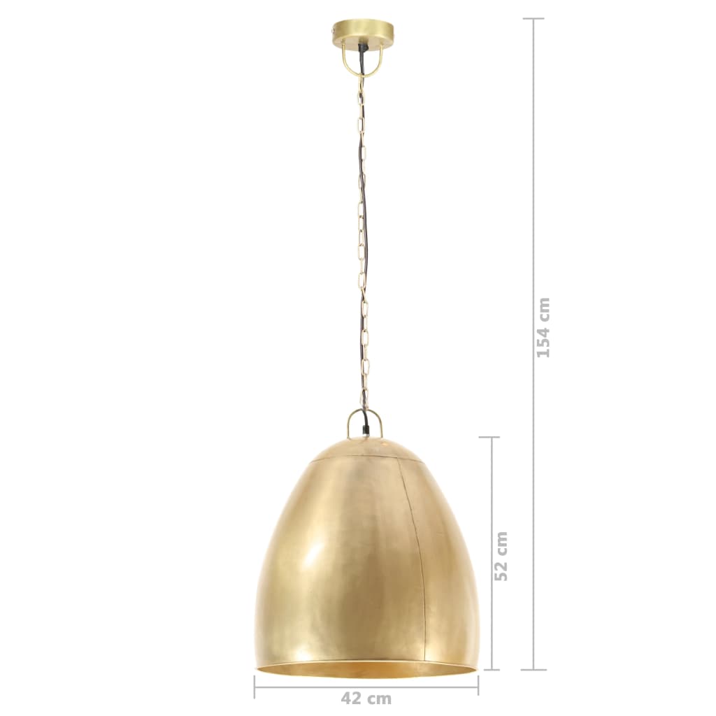 Pakabinamas šviestuvas, žalvario, 42cm, 25W, apskritas, E27