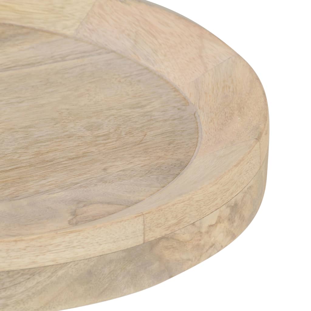 Side table, diameter 40x45cm, solid mango wood