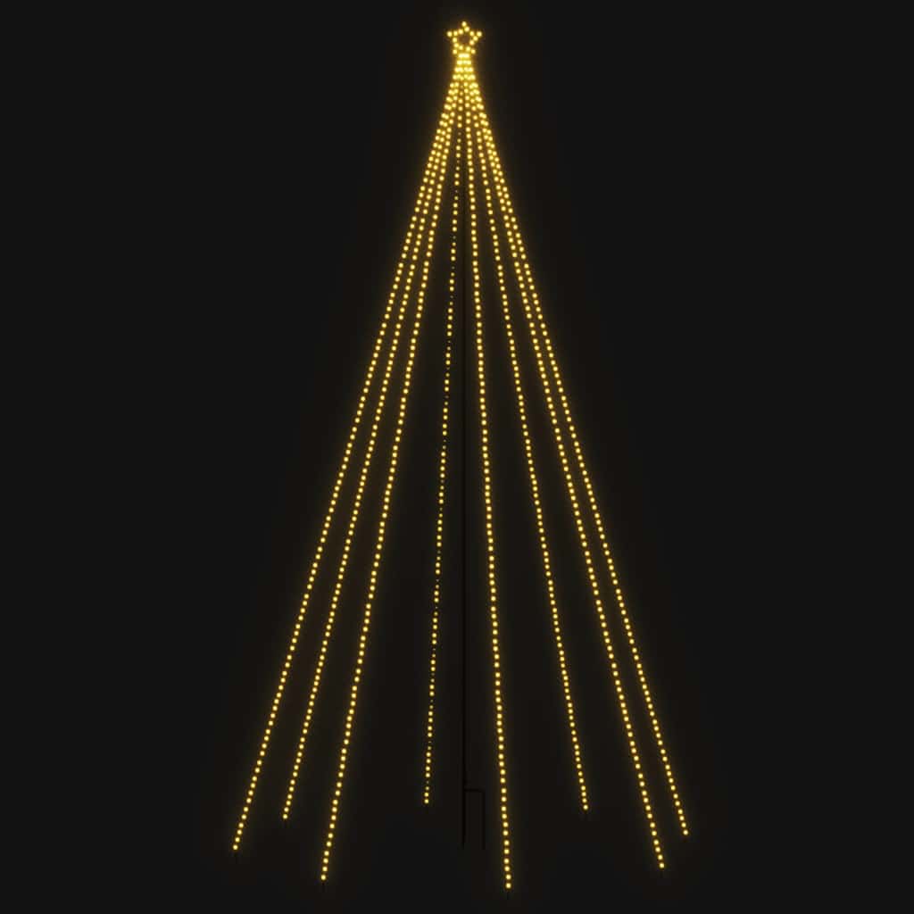 Kalėdų eglutės girlianda-krioklys, 400 LED lempučių, 2,5m