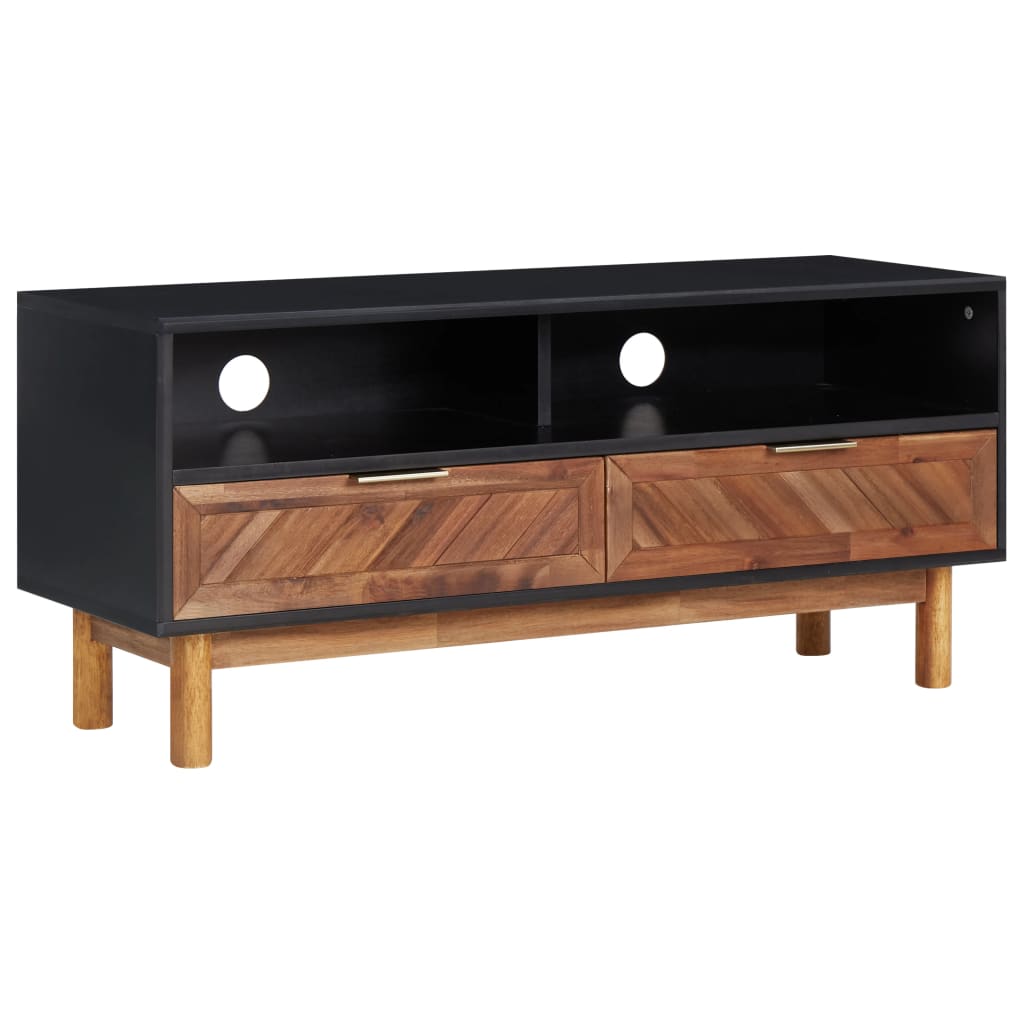 TV galdiņš, 100x35x45 cm, akācijas masīvkoks un MDF