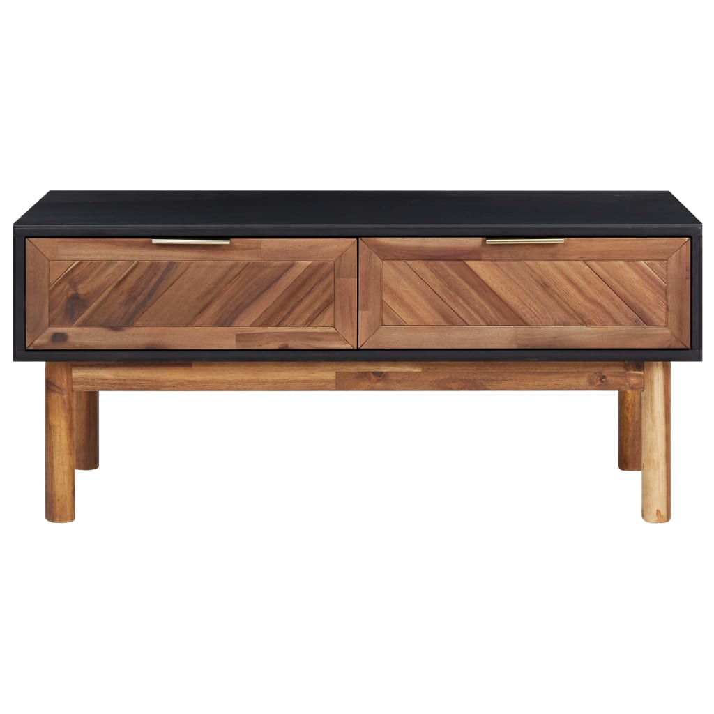 Coffee table, 90x50x40cm, solid acacia wood and MDF